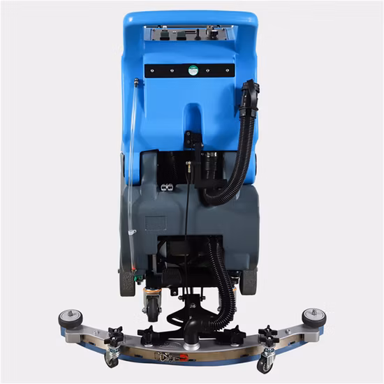 Proveedor de equipos de limpieza Máquina fregadora y secadora de pisos de batería al por mayor